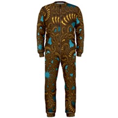 Fractal Abstract Onepiece Jumpsuit (men)  by Bajindul