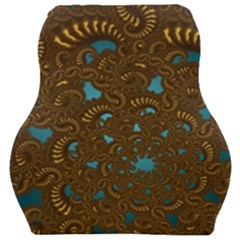 Fractal Abstract Car Seat Velour Cushion  by Bajindul