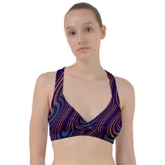 Fractal Mathematics Generated Sweetheart Sports Bra by Bajindul