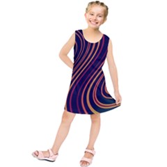 Fractal Mathematics Generated Kids  Tunic Dress by Bajindul