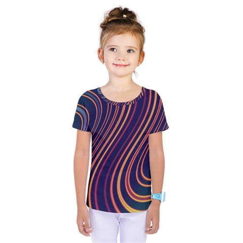 Fractal Mathematics Generated Kids  One Piece Tee by Bajindul