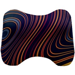 Fractal Mathematics Generated Head Support Cushion by Bajindul