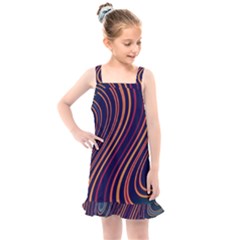 Fractal Mathematics Generated Kids  Overall Dress by Bajindul