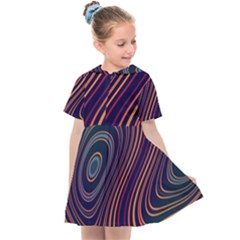 Fractal Mathematics Generated Kids  Sailor Dress by Bajindul