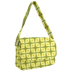 Background Pattern Gold Courier Bag by Bajindul