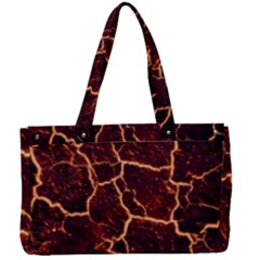 Lava Fire Canvas Work Bag by Bajindul