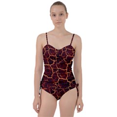 Lava Fire Sweetheart Tankini Set by Bajindul