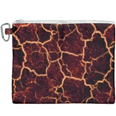 Lava Fire Canvas Cosmetic Bag (xxxl) by Bajindul