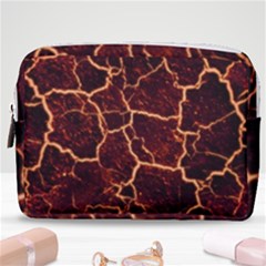 Lava Fire Make Up Pouch (medium) by Bajindul