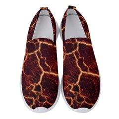 Lava Fire Women s Slip On Sneakers by Bajindul