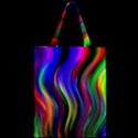 Lines Swinging Plasma Cross Zipper Classic Tote Bag View2