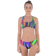 Lines Swinging Plasma Cross Criss Cross Bikini Set by Bajindul