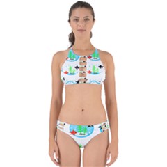 Fish Goldfish Water Perfectly Cut Out Bikini Set by Bajindul