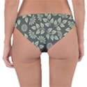 Flowers Pattern Spring Green Reversible Hipster Bikini Bottoms View2