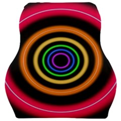 Neon Light Abstract Car Seat Velour Cushion  by Bajindul