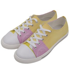 Geometric Botany Brochure Women s Low Top Canvas Sneakers by Bajindul