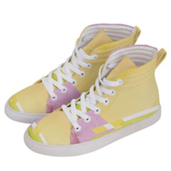 Geometric Botany Brochure Women s Hi-top Skate Sneakers by Bajindul