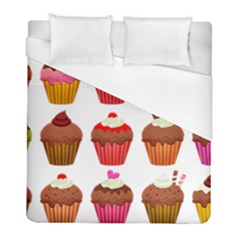 Chocolate Cake Muffin Duvet Cover (full/ Double Size) by Bajindul