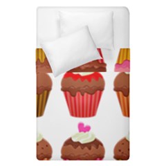 Chocolate Cake Muffin Duvet Cover Double Side (single Size) by Bajindul