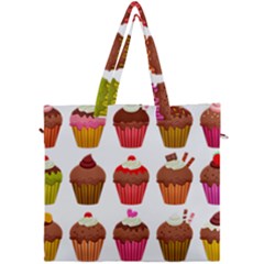 Chocolate Cake Muffin Canvas Travel Bag by Bajindul