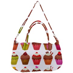 Chocolate Cake Muffin Removal Strap Handbag by Bajindul