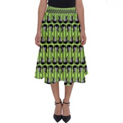 Guitars Musical Instruments Perfect Length Midi Skirt by Bajindul