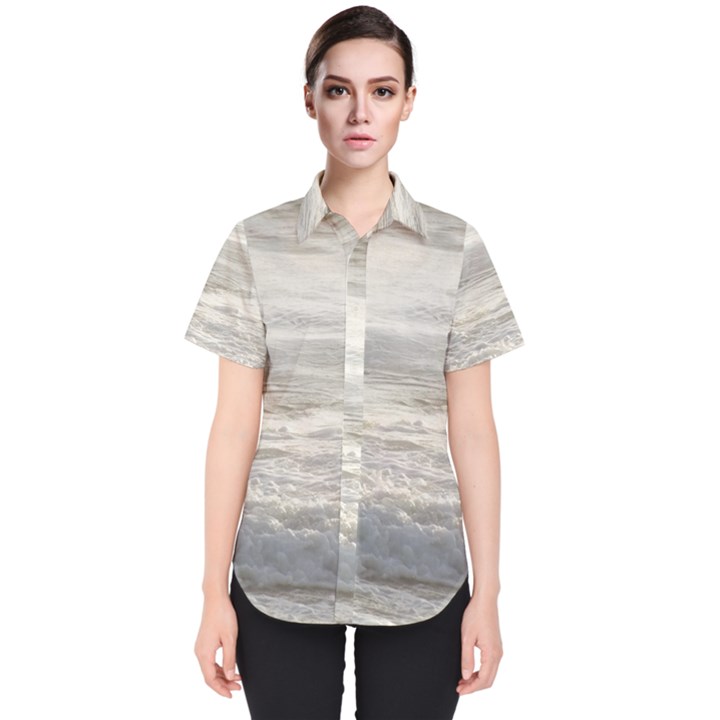 Pacific Ocean Women s Short Sleeve Shirt