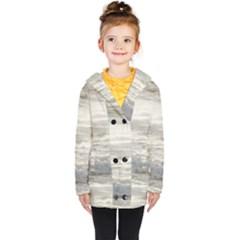 Pacific Ocean Kids  Double Breasted Button Coat