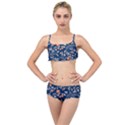 Midnight Florals Layered Top Bikini Set View1