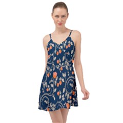 Midnight Florals Summer Time Chiffon Dress