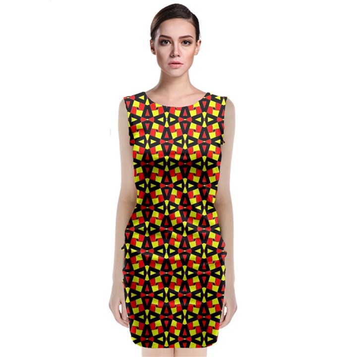 RBY-2-9 Classic Sleeveless Midi Dress