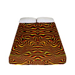 Rby-3-3 Fitted Sheet (full/ Double Size) by ArtworkByPatrick