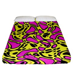 Splotchyblob Fitted Sheet (california King Size) by designsbyamerianna