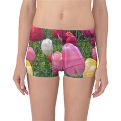 Home Chicago Tulips Boyleg Bikini Bottoms by bloomingvinedesign