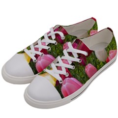 Home Chicago Tulips Women s Low Top Canvas Sneakers