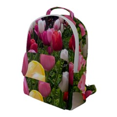 Home Chicago Tulips Flap Pocket Backpack (large) by bloomingvinedesign