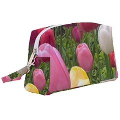 Home Chicago Tulips Wristlet Pouch Bag (large)