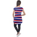 Patriotic Ribbons Cap Sleeve High Low Top View2