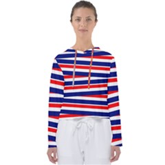 Patriotic Ribbons Women s Slouchy Sweat