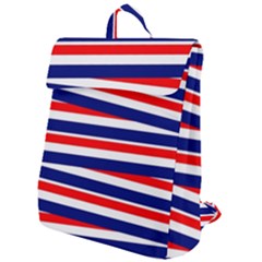 Patriotic Ribbons Flap Top Backpack by Mariart