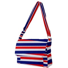 Patriotic Ribbons Full Print Messenger Bag