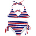 Patriotic Ribbons Kids  Classic Bikini Set View1