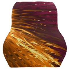 Lines Curlicue Fantasy Colorful Car Seat Back Cushion  by Bajindul