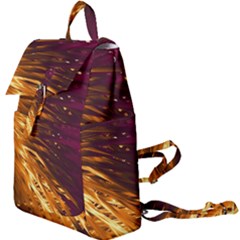 Lines Curlicue Fantasy Colorful Buckle Everyday Backpack by Bajindul