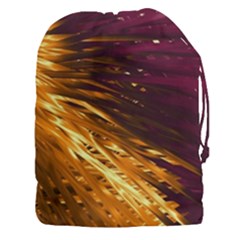 Lines Curlicue Fantasy Colorful Drawstring Pouch (xxxl) by Bajindul