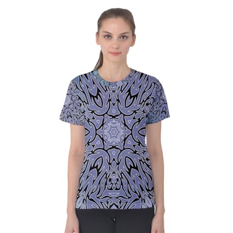 Mosaic Pattern Women s Cotton Tee by Bajindul