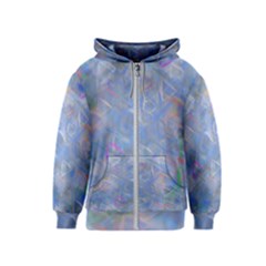 Abstract Triangles Geometric Kids  Zipper Hoodie by Bajindul