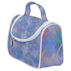 Abstract Triangles Geometric Satchel Handbag by Bajindul