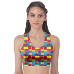 Lego Background Sports Bra