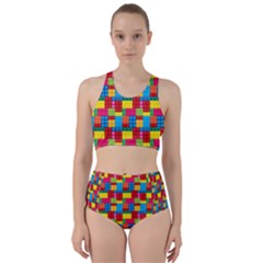 Lego Background Racer Back Bikini Set